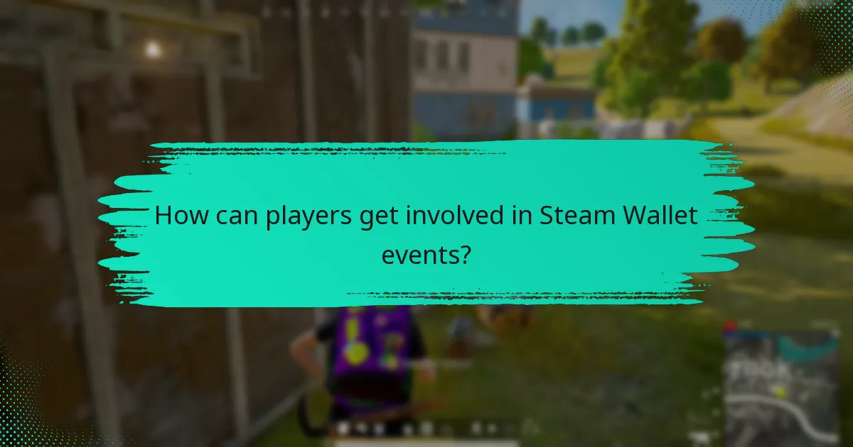 How do Steam Wallet events enhance community engagement?