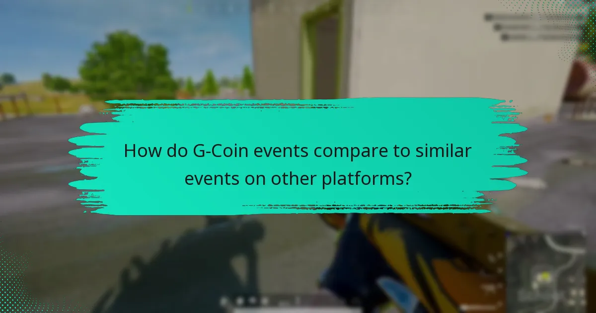 What rewards can I earn from G-Coin events?