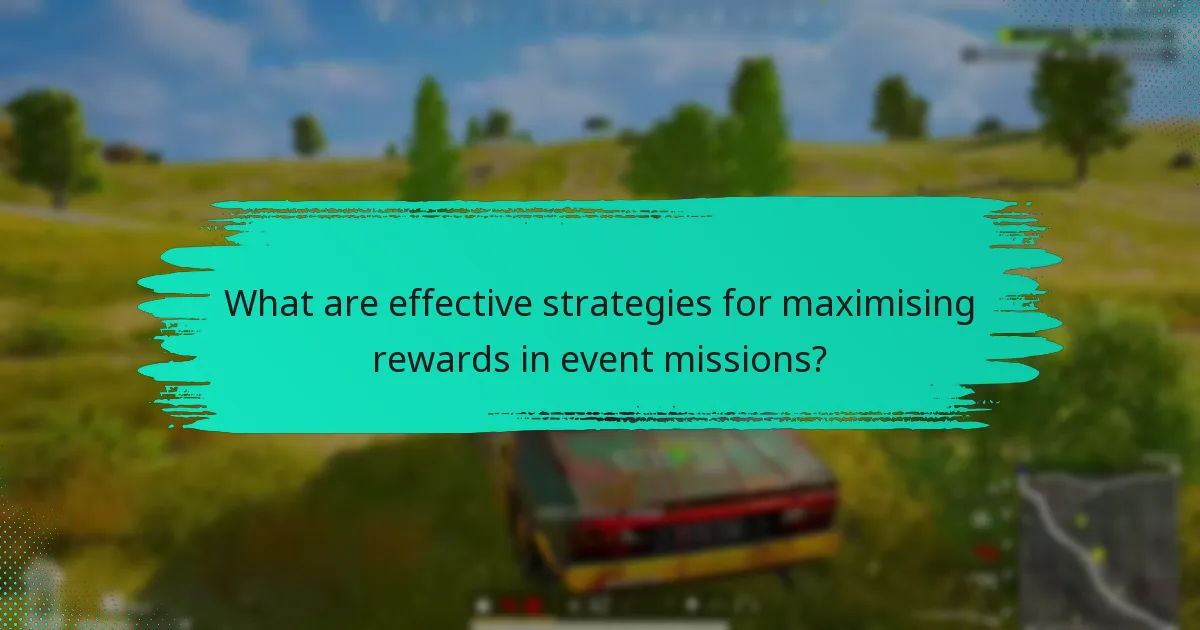 What tips can lead to successful outcomes in event missions?